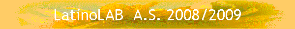 LatinoLAB  A.S. 2008/2009
